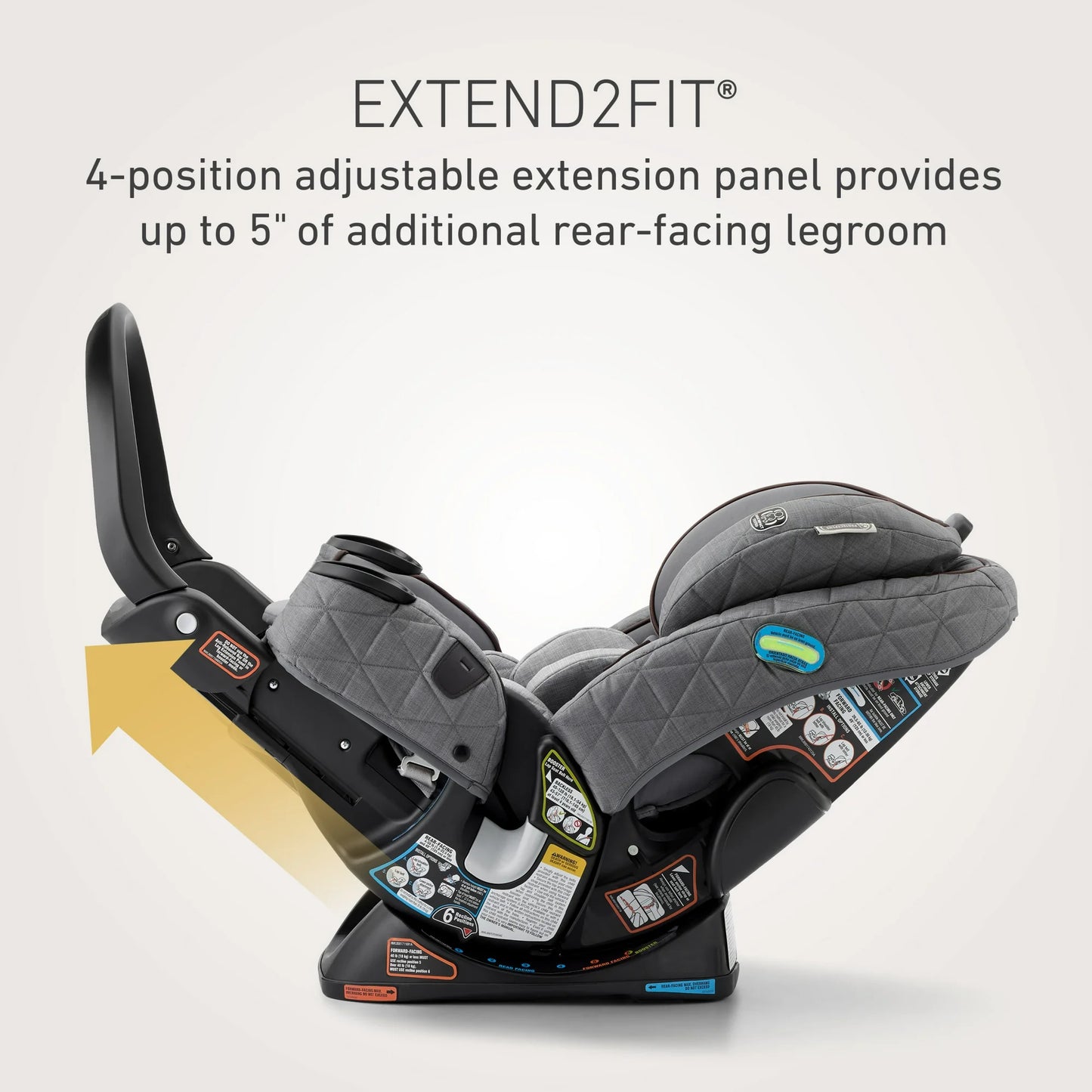 Graco Premier 4Ever DLX Extend2Fit SnugLock 4-in-1 Car Seat