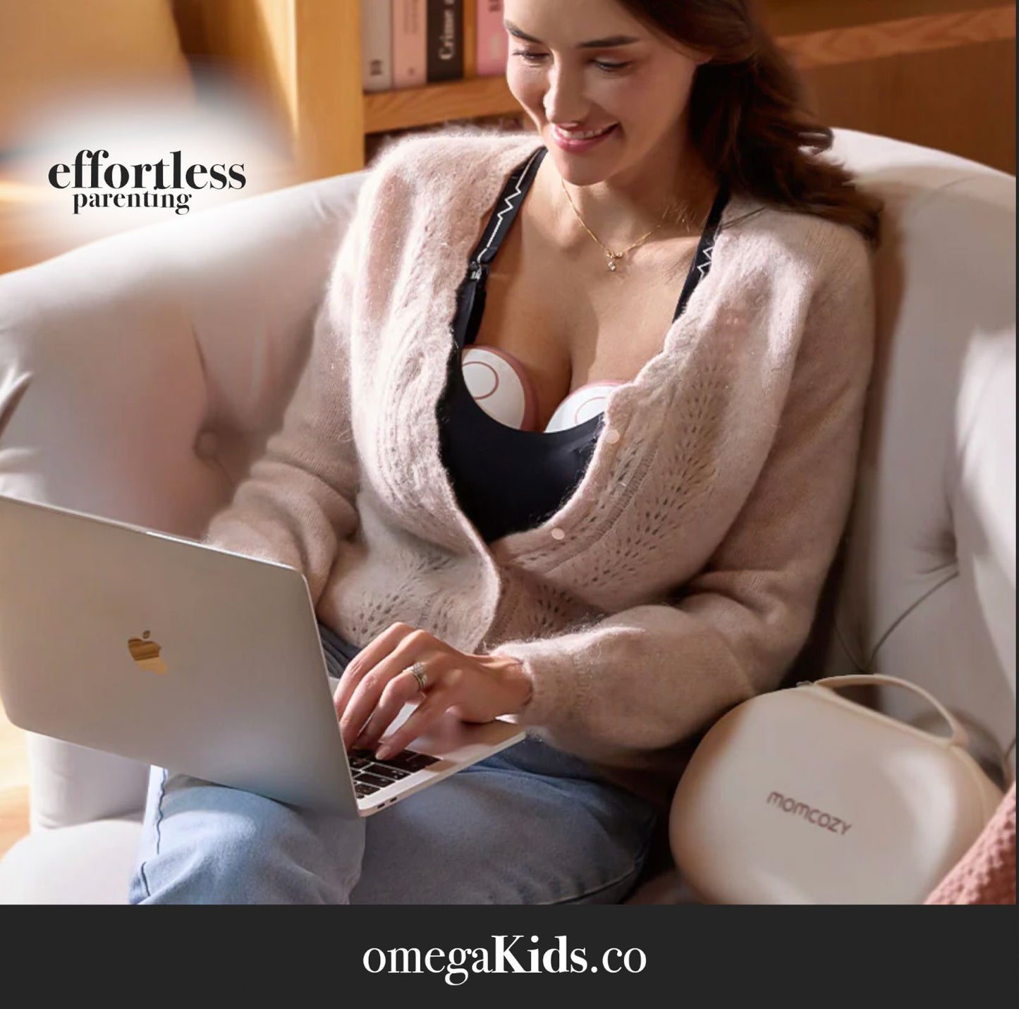 Momcozy Mobile Style™ Hands-free Slim Breast Pump | M6