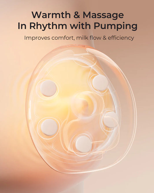 Momcozy Wellness 1 Warm-Massage Wearable Breast Pump - W1