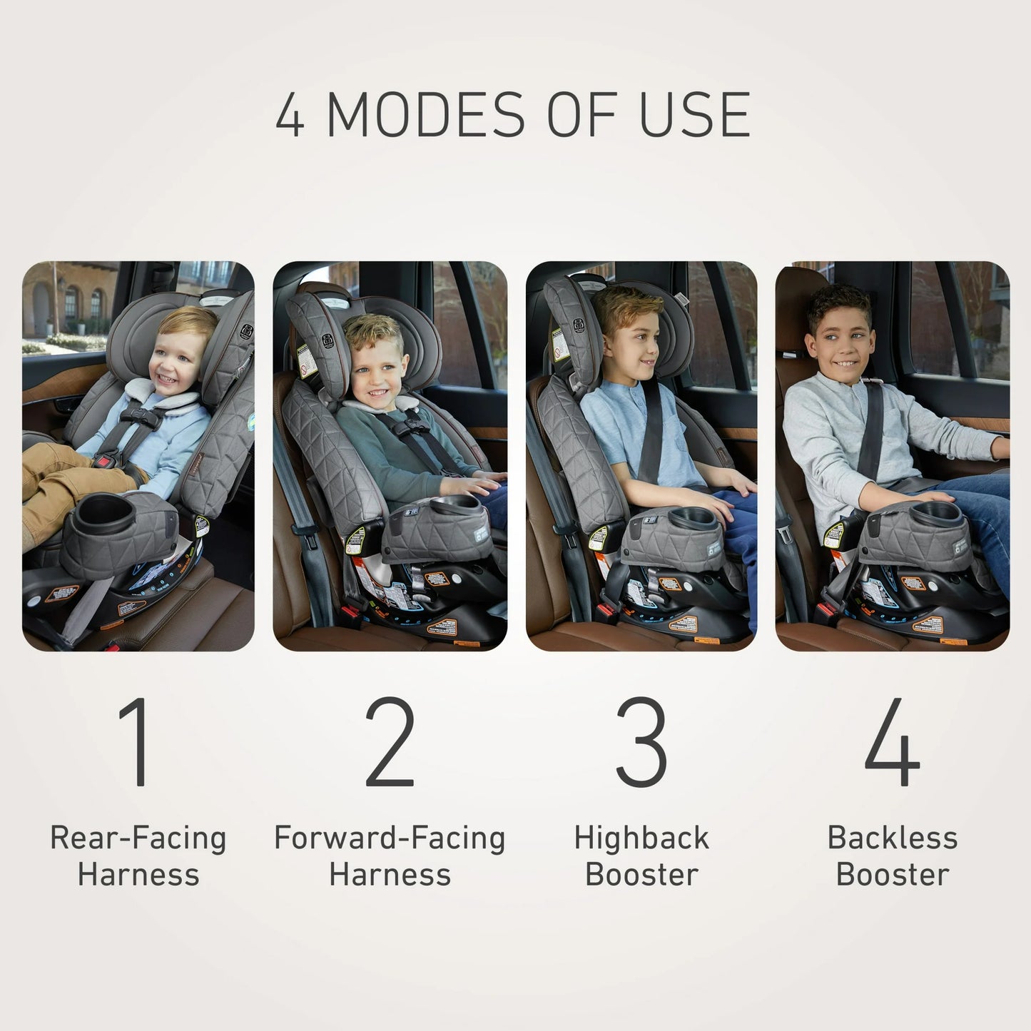 Graco Premier 4Ever DLX Extend2Fit SnugLock 4-in-1 Car Seat