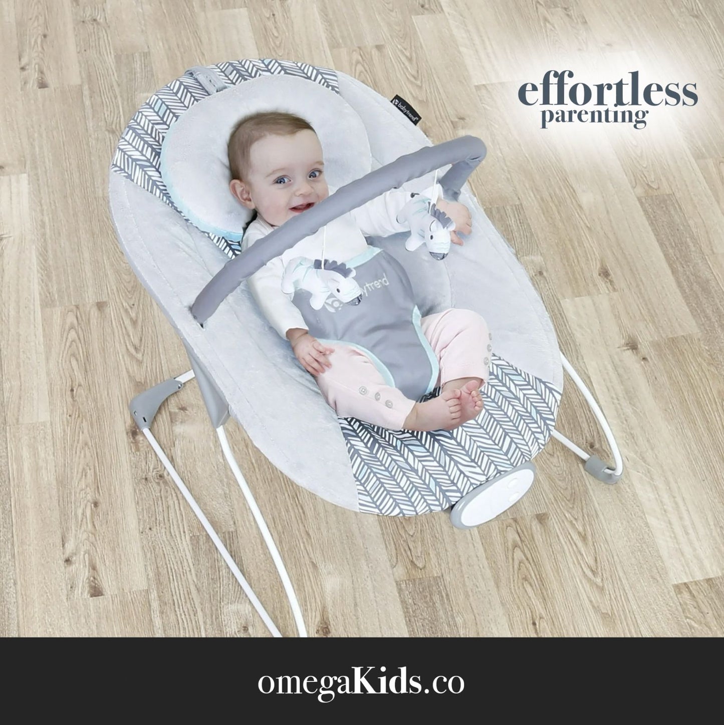 New Baby Trend Smart Steps EZ Bouncer (Ziggy)