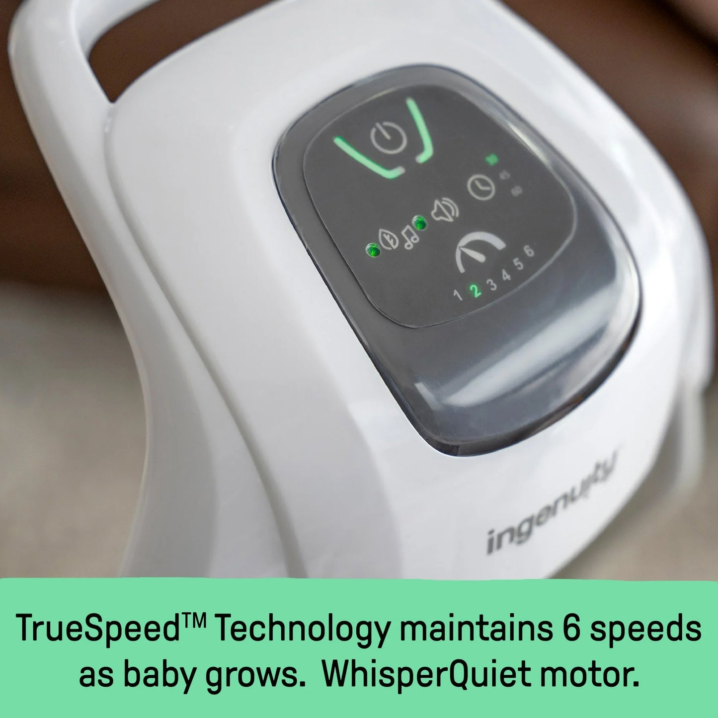 New Ingenuity SimpleComfort Baby Swing (Pink Cassidy)