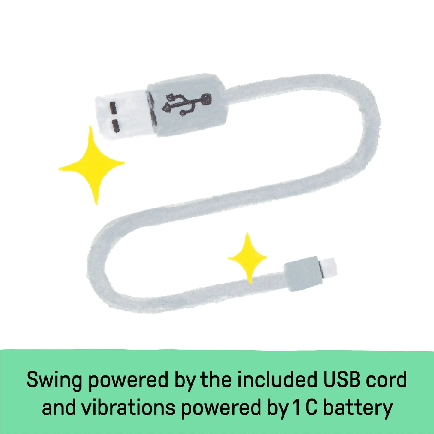 New Ingenuity SimpleComfort Baby Swing (Pink Cassidy)